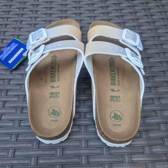 Birkenstock Arizona 38 Vegan Two Tone Ombre Sandals - Picture 5 of 8